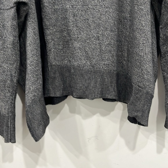 All Saints Cecily Twist Jumper in Heather Black Grey size M - Picture 7 of 12